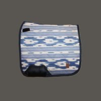 Mantilla Pollença Doma. Sudaderos Caballos en tela mallorquina Ikat.